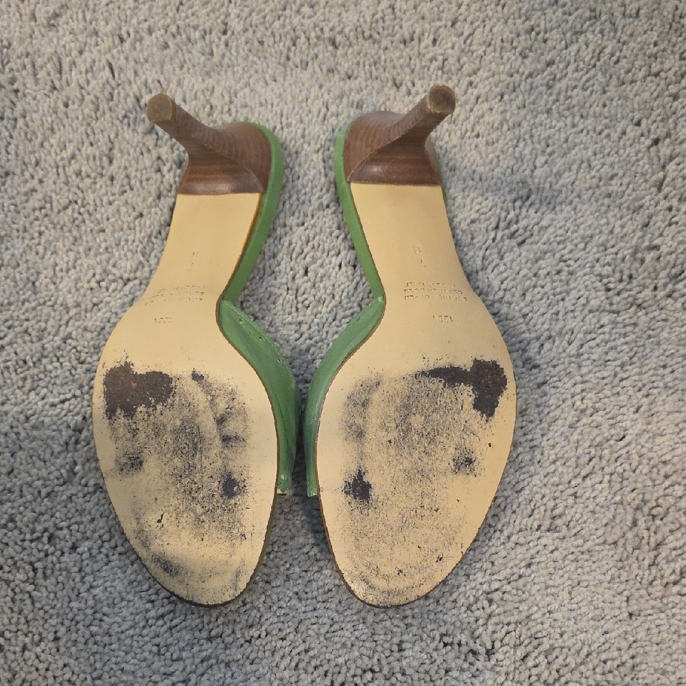 Green Women's Heels - Picture 4 of 5